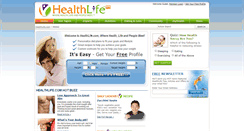 Desktop Screenshot of healthlife.com