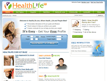 Tablet Screenshot of healthlife.com